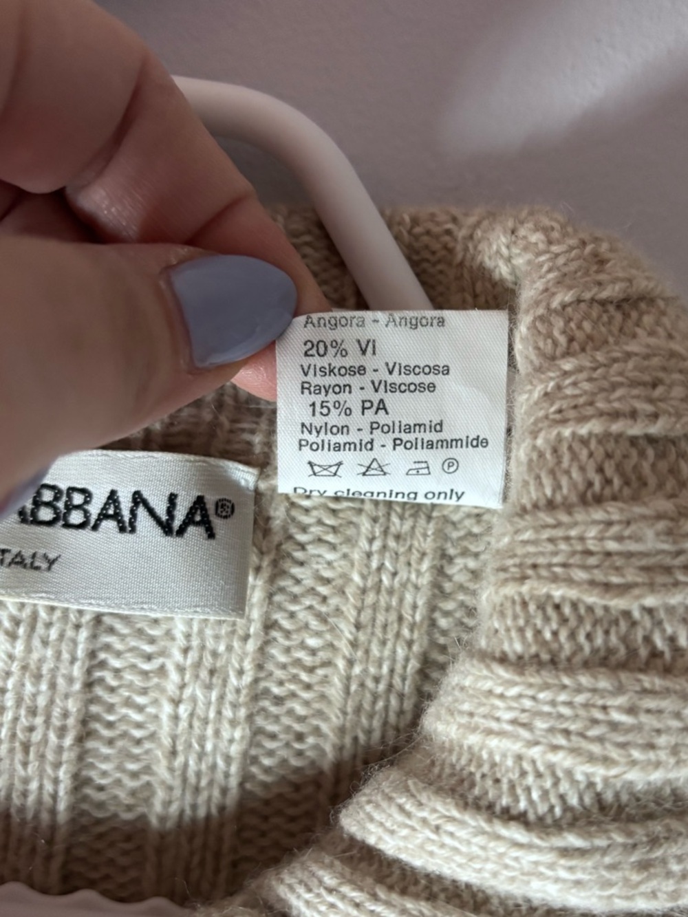 Dolce & Gabbana Beige Ribbed Button-Front Cardigan - Picture 5 of 7